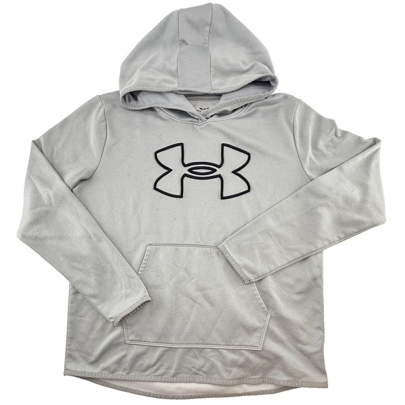 Under Armour Other - Under Armour Hoodie Mens Medium‎ Gray Pullover Athletic Training Lightweight